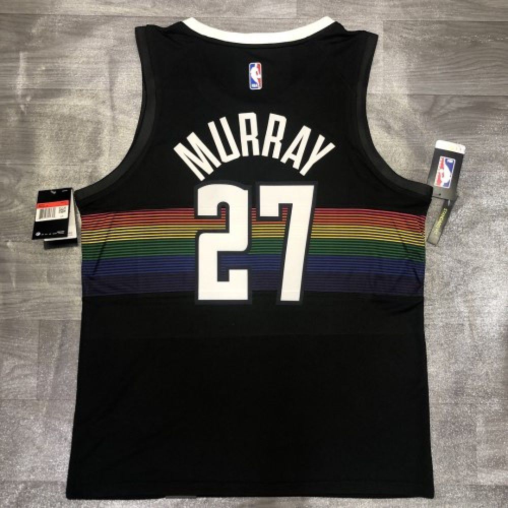 Men's Denver Nuggets Jamal Murray #27 Black Swingman Player Jersey – City Edition-Pro Kit Vault | Brand New 26/27 Sports Jerseys